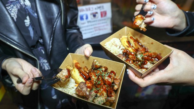 Food is everywhere in Seoul, though street food is mostly popular with tourists these days.