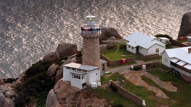 Wilsons Promontory Lighthouse and the surrounding accommodation.