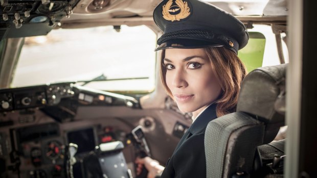 Only a tiny percentage of airline pilots are women.