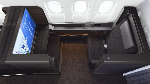 ANA's new first class seat, "The Suite" for its Boeing 777s.