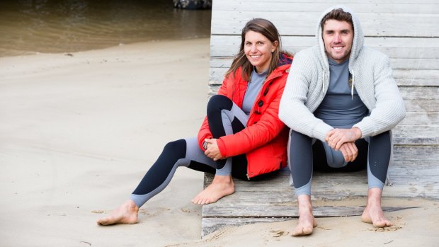 Lisa Darmanin and Jason Waterhouse - Olympic sailing cousins.
