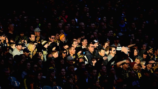 Ray of light: Richmond supporters look to a bright September.