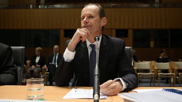 ANZ chief executive Shayne Elliott appeared at the parliamentary inquiry into banking.