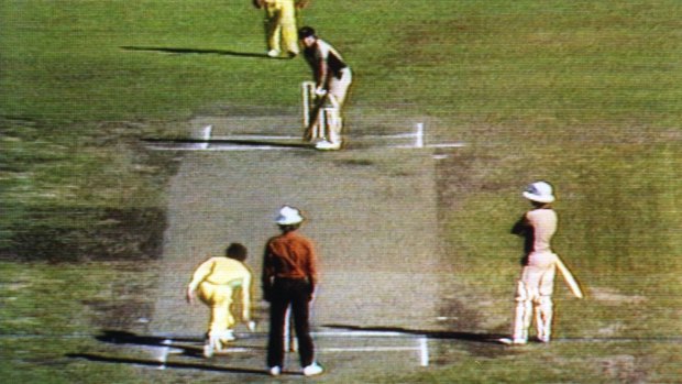 The infamous underarm incident at the MCG on February 1, 1981.