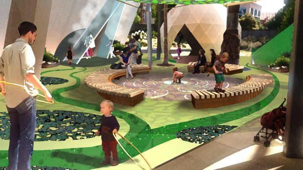 Artist's impression of the new Melbourne Museum children's gallery.