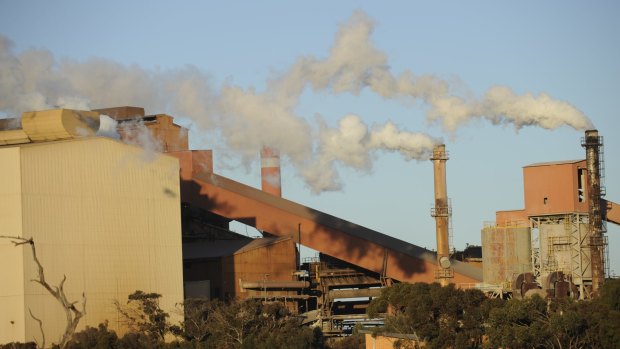 The Arrium plant in Whyalla: Jobs in South Australia and all across the country had been in jeopardy since the steel and mining company collapsed and entered voluntary administration last year.