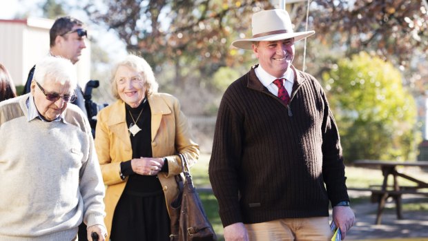 Nationals Leader and member for New England Barnaby Joyce grew up in the village of Woolbrook near Walcha. He and his parents voted there last year. But not everyone can find work or enjoy support outside big cities. 