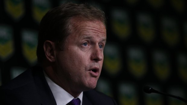 Scapegoat: Former NRL chief Dave Smith.