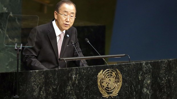 United Nations Secretary-General Ban Ki-moon.