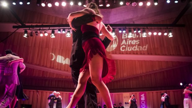 Performers at the Tango World Championships, Buenos Aires.