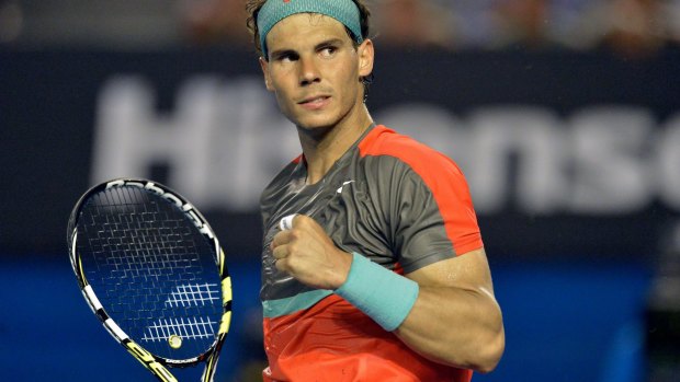 Savage beauty: Rafa Nadal has a violent elegance on court.