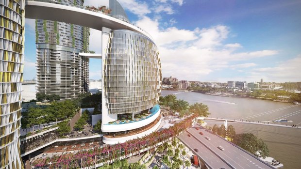 Brisbane City Council suggests the Queens Wharf devellopment could include "automatic waste collection" similar to the idea launched in Maroochydore.