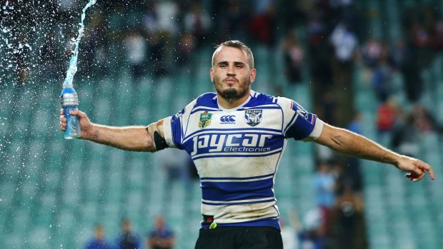 Getting involved: Josh Reynolds.