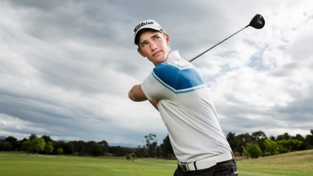 Canberra golfer Josh Armstrong.