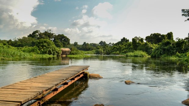 Wildwaters Lodge is set on an island in the Nile.