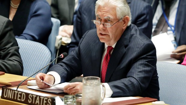 "The more we bide our time, the sooner we will run out of it," Secretary of State Rex Tillerson told the UN Security Council meeting on Friday.