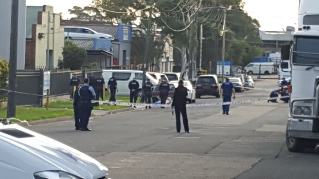 The scene of the shooting at Ilma Street, Condell Park, in April, 2016.