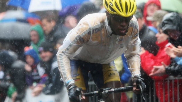 Brave story: Rwandan cyclist Adrien Niyonshuti will ride in the Commonwealth Games road race.