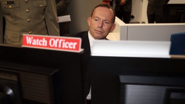 Prime Minister Tony Abbott opened the Australian Cyber Security Centre in Canberra in November. 