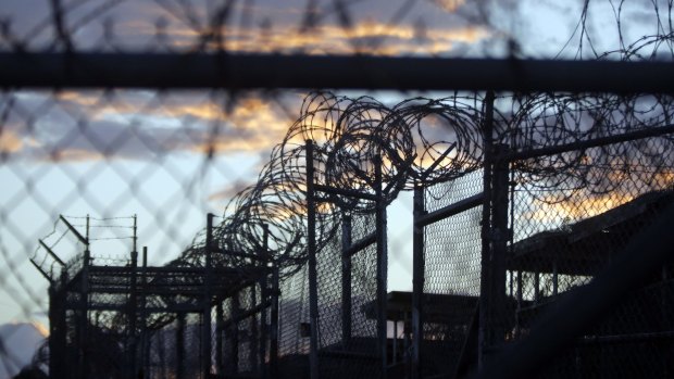 Dawn arrives at the now closed Camp X-Ray  at Guantanamo Bay Naval Base, Cuba. The camp was used as the first detention facility for al-Qaeda and Taliban militants who were captured after the September 11 attacks. 