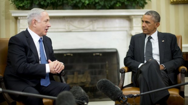 Israeli Prime Minister Benjamin Netanyahu with President Barack Obama. The two men are understood to have had a chequered and often confrontational relationship. 