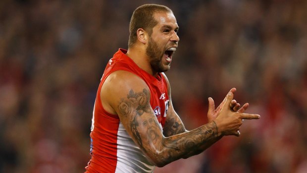 READY: Lance Franklin is aiming for his first premiership since joining the Swans.