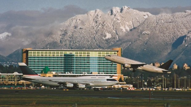 Worth a stay before a long-haul flight back to Australia: Fairmont Vancouver Airport Hotel.