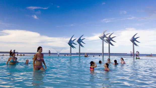 The lagoon in Cairns. Queensland Premier Annastacia Palaszczuk has infuriated Far North Queensland operators by declaring that the tourism-dependent state's border may not open for domestic travel.