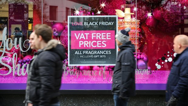 Shoppers on Oxford Street in London. The British government has confirmed its VAT refund scheme will continue after Brexit.