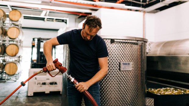 Winemaker Nick Glaetzer has transformed an old ice factory on the edge of Hobart's CBD into Tasmania's first urban winery and tasting room.