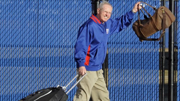 Gone: New York Giants coach Tom Coughlin after a 12-year stint