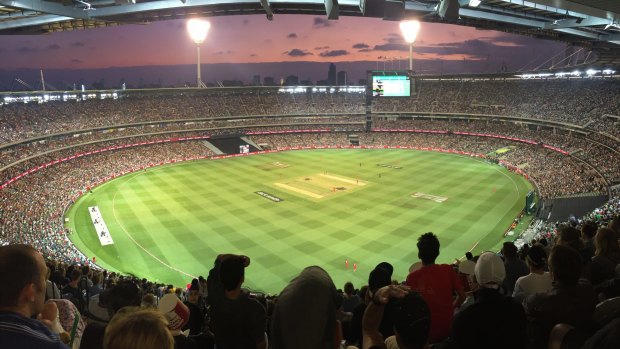 Bumper crop: A record crowd of 80,883 for a domestic cricket match watched the Stars and Renegades in the Big Bash League Melbourne derby at the MCG.