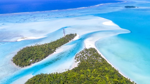 Catriona Rowntree is dreaming of Aitutaki in the Cook Islands, her honeymoon destination.