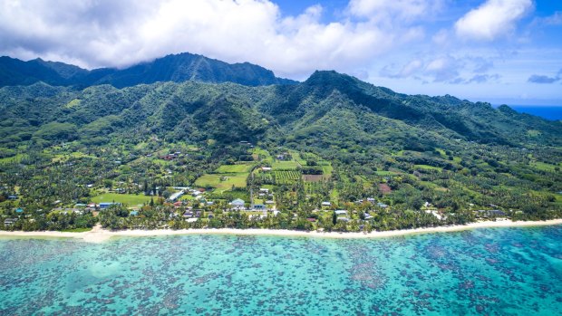 The lagoon, Rarotonga Cook Islands.