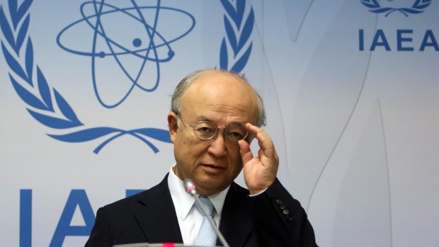 Director General of the International Atomic Energy Agency, IAEA, Yukiya Amano.
