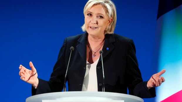 Marine Le Pen, an anti-immigrant populist, has been compared to President Trump.