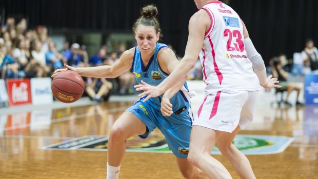 Canberra Capitals forward Stephanie Talbot scored 60 points in her team's three pre-season games against the SEQ Stars.