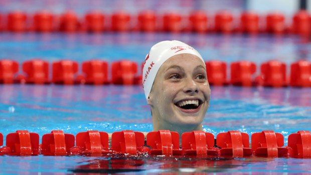 Olympic champion: Penny Oleksiak, 16.