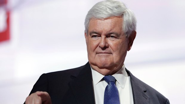 Former Speaker of the House Newt Gingrich.