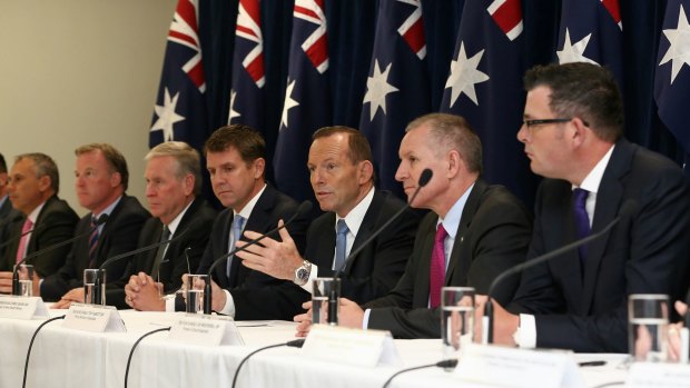 State and territory leaders at COAG.