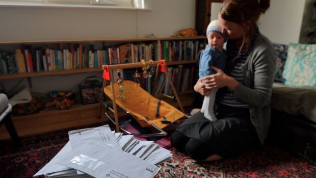 Kerry Ford with her son, Rory.