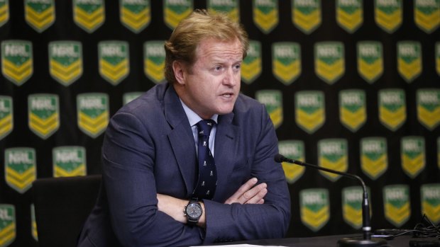 Polarising figure: NRL CEO Dave Smith has been attacked by News Corp media outlets, but he is not without his backers elsewhere.