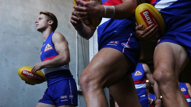 Waiting: Lachie Hunter may have had no part in the bet that was placed through his account.