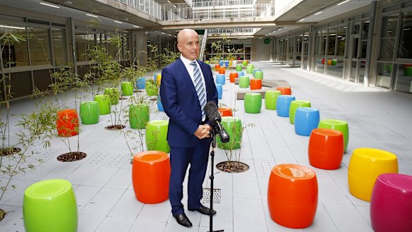 "War over fairness": NSW Minister for Education Adrian Piccoli.