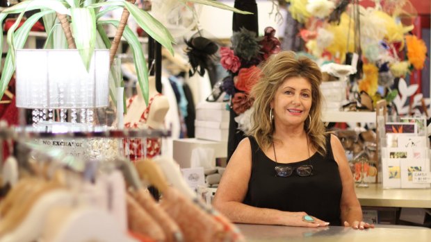 Heleny McClennan, owner of Hunter street boutique Ruby Rhubarb, wants light rail in Newcastle.
