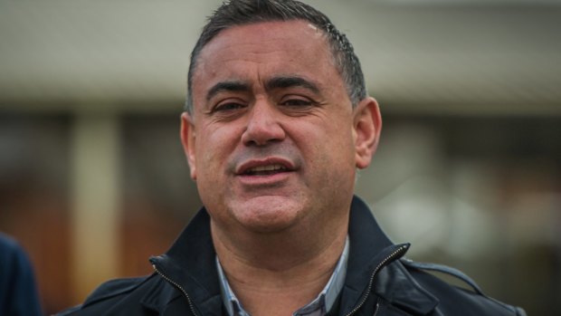 Nationals leader John Barilaro was happy his party fought off challenges by Labor and the Shooters, Fishers and Farmers party.