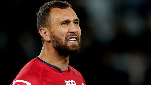 Axed: Quade Cooper has been left out of an extended Wallabies squad.