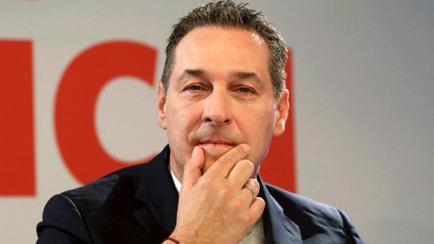 Heinz-Christian Strache, chairman of Austria's Freedom Party.
