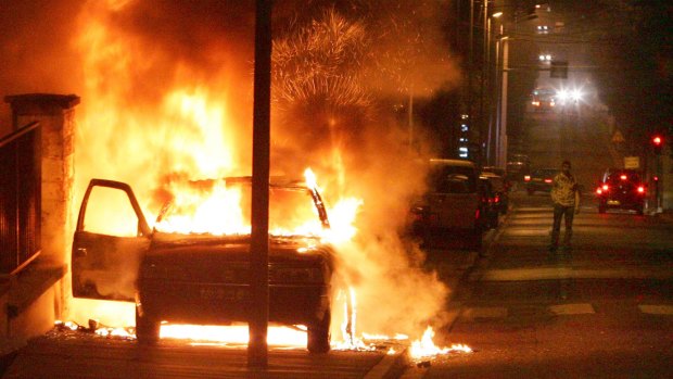 Vehicles and buildings were torched by disenfranchised youths in 2005. 