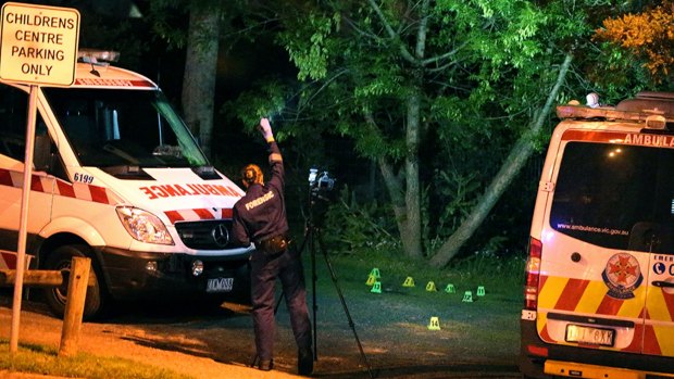 A crime scene has been established in Upper Ferntree Gully after the discovery of a man's body on Saturday afternoon.